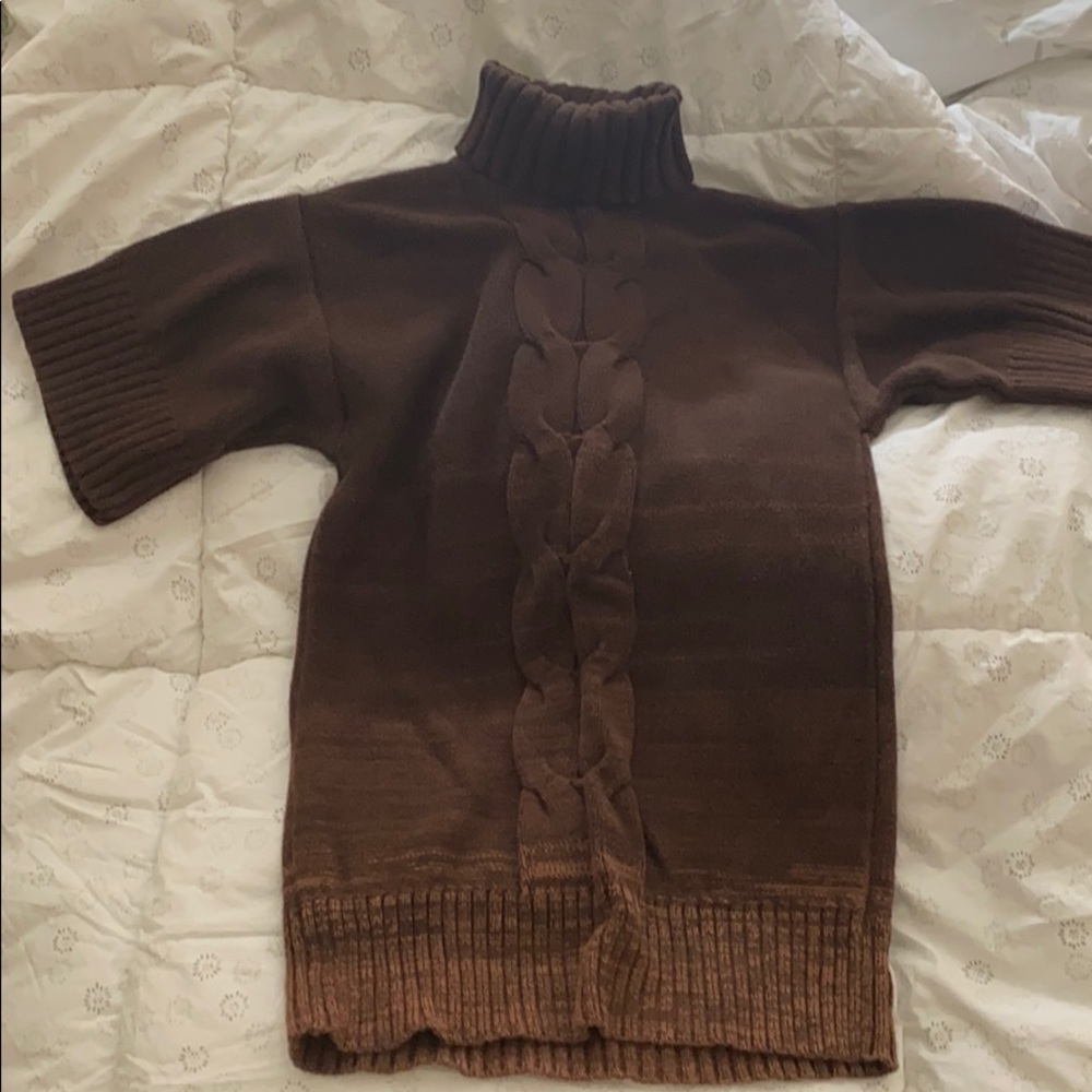 Style & Co. brown knit sweater